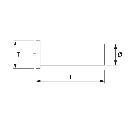 Colonnette a souder Acier M3X6 DE5