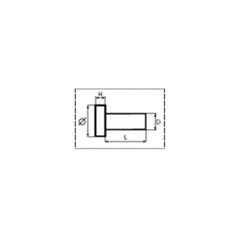 Rivet Plein 4X10 NFE 27151 - Gfix