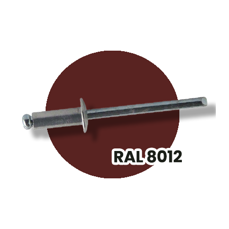 Rivet 3.2X8 Brun Ral8012 - Gfix