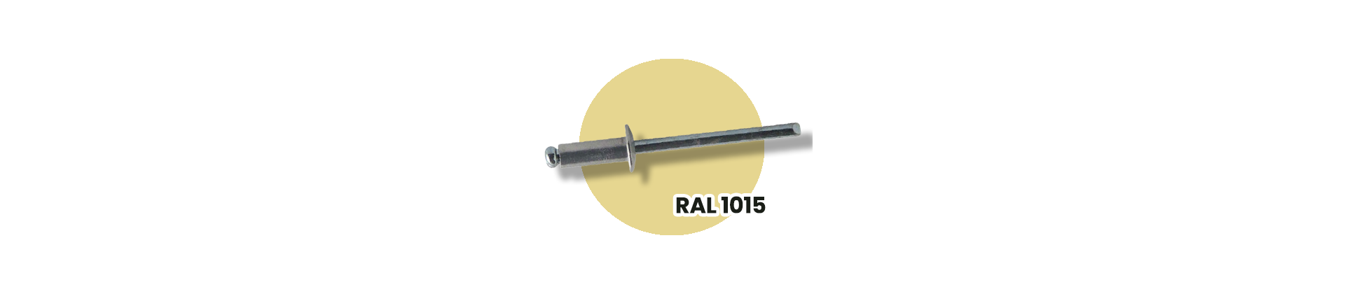 Rivet 4X8 Ivoire Sable Ral1015 - Gfix