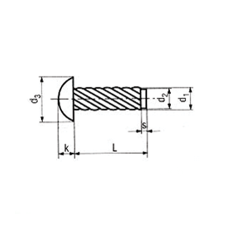 Rivet Sim Type U 2.5X6.5 - Gfix