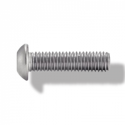 Vis BHC Inox Tête Bombée 5X16 ISO 7380