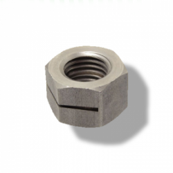 Ecrou HFR 1 Fente Acier Zn M8 NFE 25411