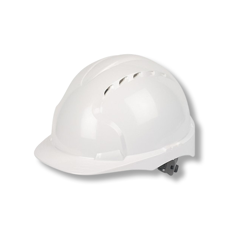 Casque de chantier blanc