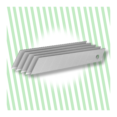 10 Lames de cutter de 25 mm - Distributeur de 10