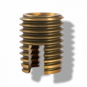 Insert fileté autotaraudeur pour Bois - Laiton 2.5X4.5X6 - Intervis