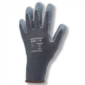 Gants tricot polyamide enduction nitrile mousse Gris T9