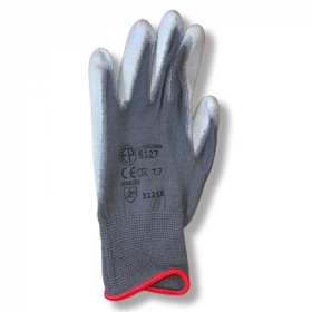 Gants tricot polyamide gris T10