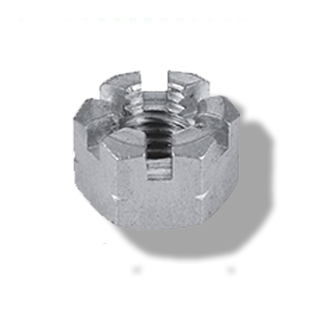 Ecrou à Créneaux HK 181 Acier M24 DIN 935
