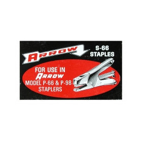 Agrafes S66 Arrow 5 mm - 12 boîtes de 1000 agrafes