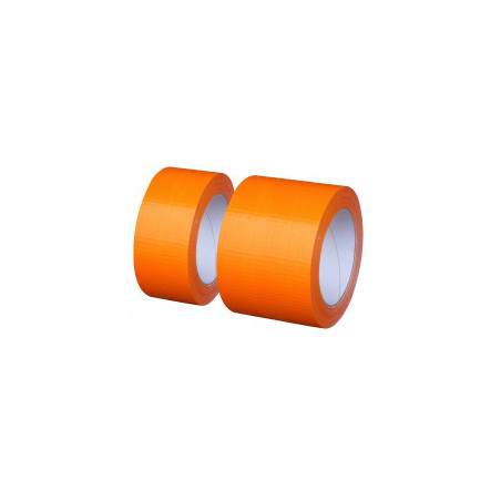 Ruban toilé orange facades bâtiment 25m X 75 mm