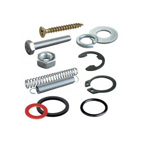 Coffret de 780 vis à bois à tête fraisée pozidriv Ø3X16mm à Ø5X80mm - Finition bichromatée