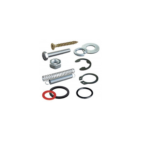 Coffret de 780 vis à bois à tête fraisée pozidriv Ø3X16mm à Ø5X80mm - Finition bichromatée Coffret de 780 vis à bois à tête fraisée pozidriv Ø3X16mm à Ø5X80mm - Finition bichromatée