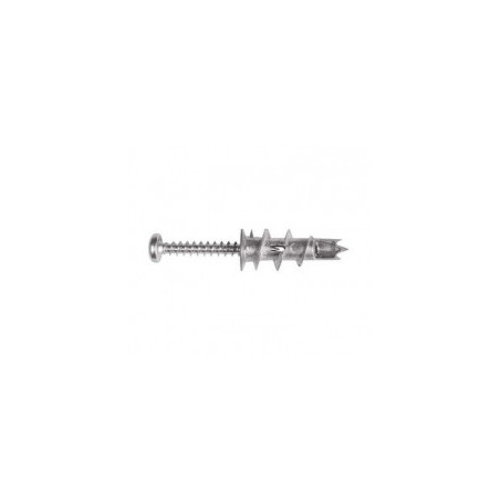 Cheville autoforeuse pour plaque de plâtre sans perçage 20 mm avec vis de Ø4.5X35 mm Cheville autoforeuse pour plaque de plâtre sans perçage 20 mm avec vis de Ø4.5X35 mm