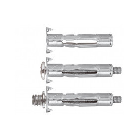 Cheville métallique pour paroi creuse M6X65 mm - 100 chevilles