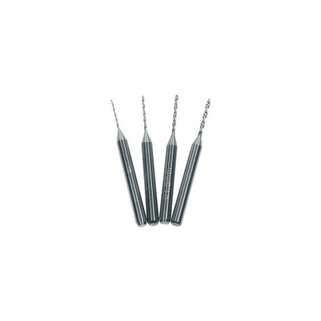 Foret carbure de haute précision de 0.6 à 1.2 mm - Jeu de 4 Foret carbure de haute précision de 0.6 à 1.2 mm - Jeu de 4