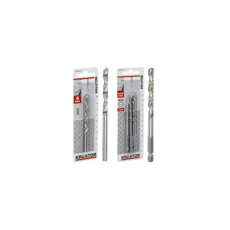 Foret HSS 1 à 10 mm par 1-2 mm - Jeu de 19 Foret HSS 1 à 10 mm par 1-2 mm - Jeu de 19