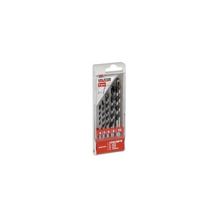 Foret béton de 3 à 10 mm - Jeu de 8