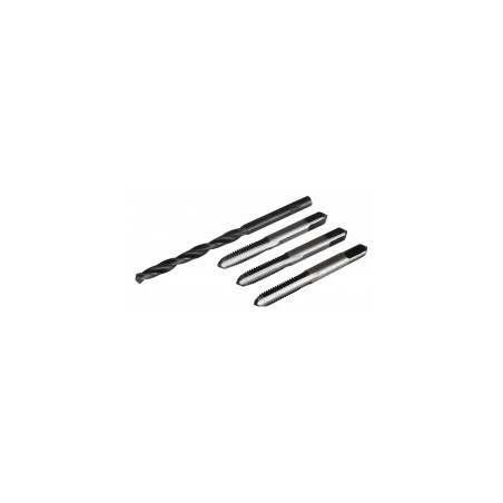 Taraud + Foret 4 mm - 70-100 mm - Jeu de 3