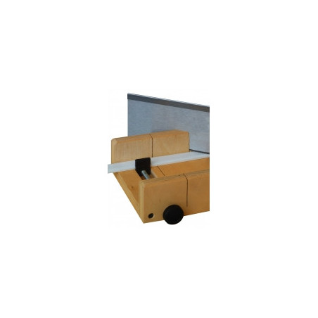 Boîte à onglet pour plinthes avec presses 400X130X65 mm