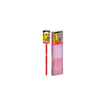 10 Lames de scie métaux HSS 24 TPI 10 dents