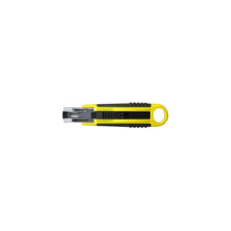 Couteau auto-retractable ambidextre alliage de zinc