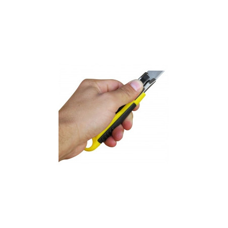 Couteau auto-retractable ambidextre alliage de zinc