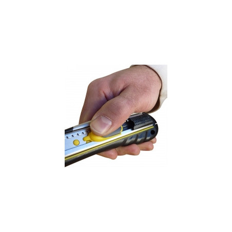 Cutter de sécurité 18 mm double fonction