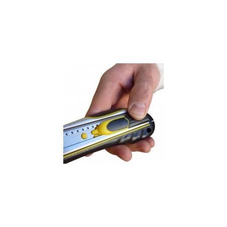 Cutter de sécurité 18 mm double fonction