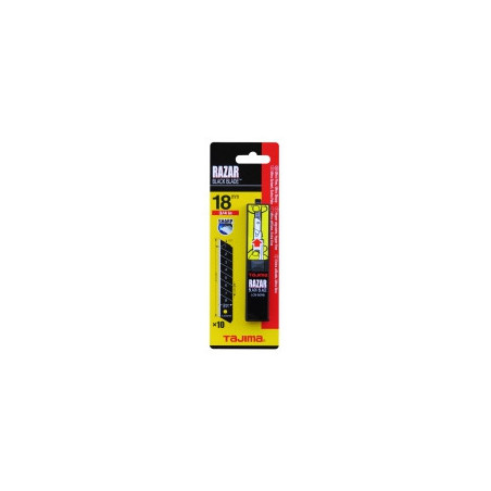 10 Lames de cutter Razar Black 18 mm