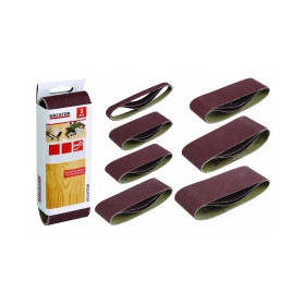 Bande abrasive sans fin 60X400 mm grain 80 - Lot de 3
