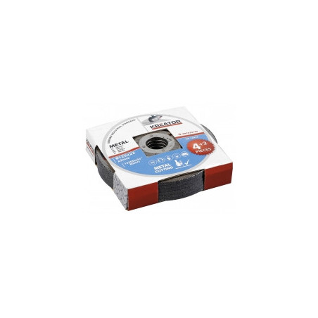 Disque à tronçonner les métaux Ø355 mm épaisseur 3.2 mm - Lot de 2