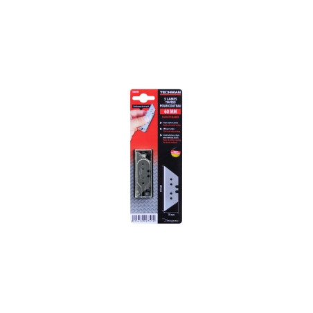 5 Lames de cutter longues 60 mm