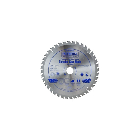 Lame scie circulaire anti accoups pour bois 250 mm
