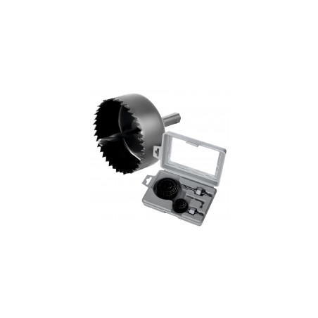 Scie cloche HCS de Ø19 à 64 mm - Coffret de 7
