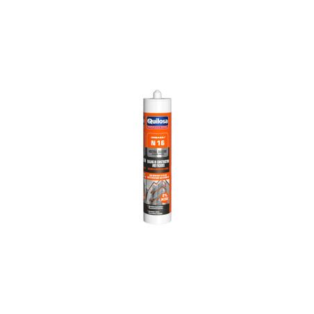 Mastic silicone noir 300 ml N16 construction