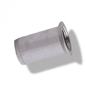 Ecrou a sertir Lisse Aluminium M4 C (3.5-5.0) D6