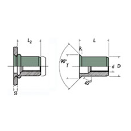 Insert Lisse M4 C - Gfix