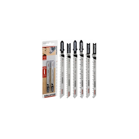 Lame scie sauteuse pour bois HCS - Coupe droite 100 mm - 2 lames Lame scie sauteuse pour bois HCS - Coupe droite 100 mm - 2 lames