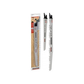 Lame scie sabre pour bois HCS 150 mm - 2 lames