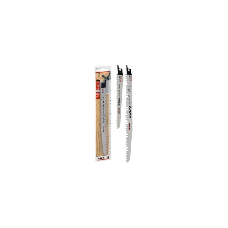 Lame scie sabre pour bois HCS 150 mm - 2 lames Lame scie sabre pour bois HCS 150 mm - 2 lames