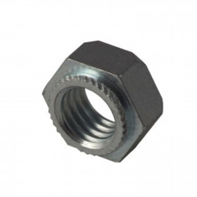 Ecrou a sertir hexagonale Acier Zn M10X2 D12.5