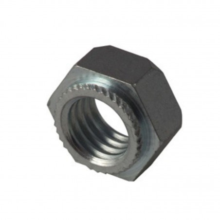 Ecrou a sertir hexagonale Acier Zn M10X2 D12.5 Ecrou a sertir hexagonale Acier Zn M10X2 D12.5