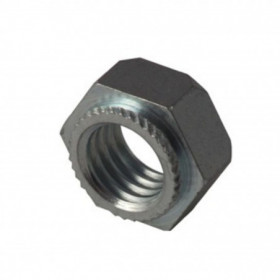 Ecrou a sertir hexagonale Acier Zn M8X2 D8