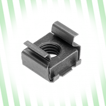 Ecrou cage M6 3.3 - 4.7 Cage ACIER et Ecrou ACIER