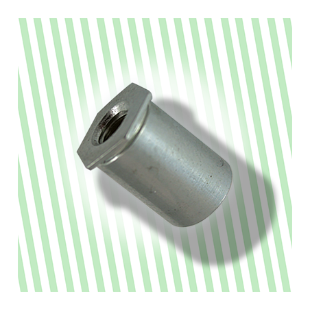 Colonnette a sertir Ouverte Inox M5X16 D7.2