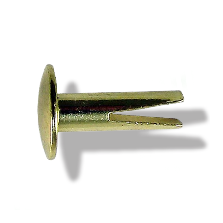 Rivet Bifurqué Acier Nickelé 3.8X8