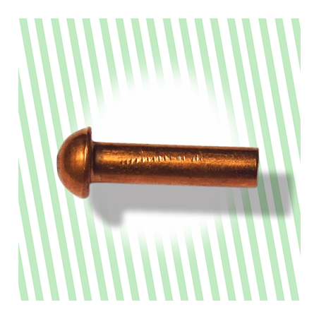 Rivet a frapper Cuivre Tête Ronde 8X15