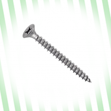 Vis VBA Inox Tête Fraisée 6x120