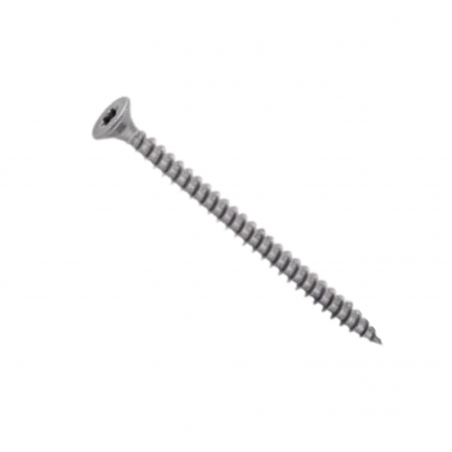 Vis VBA Acier Zingué Tête Fraisée 6X120